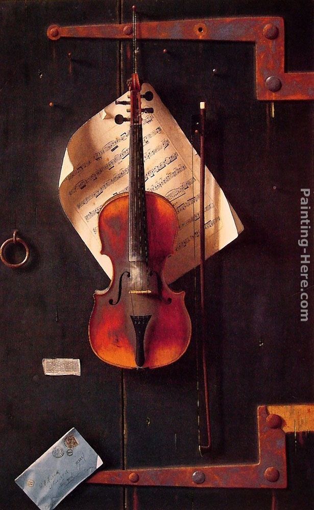 William Michael Harnett The Old Violin